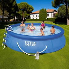 Надувной бассейн Intex 28166, 457 х 107 см., с фильтр-насосом